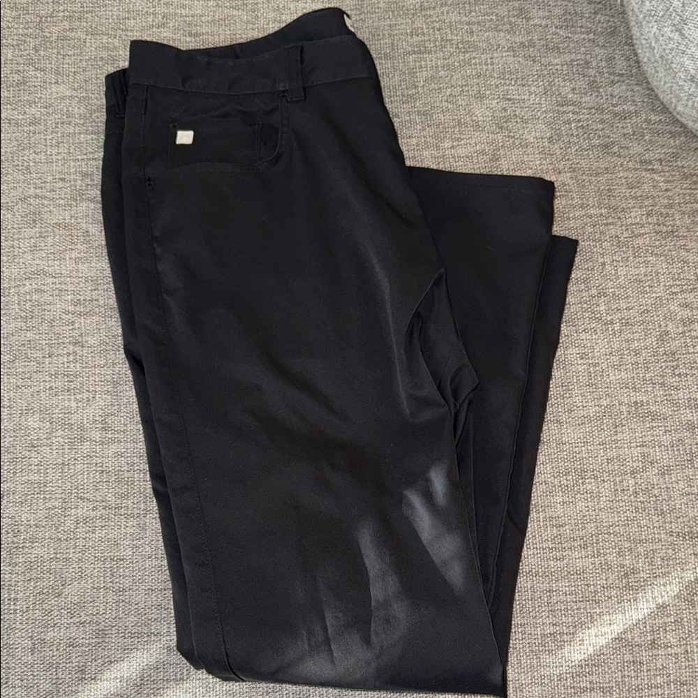 Peter Millar Men's Black Chinos - 36x30